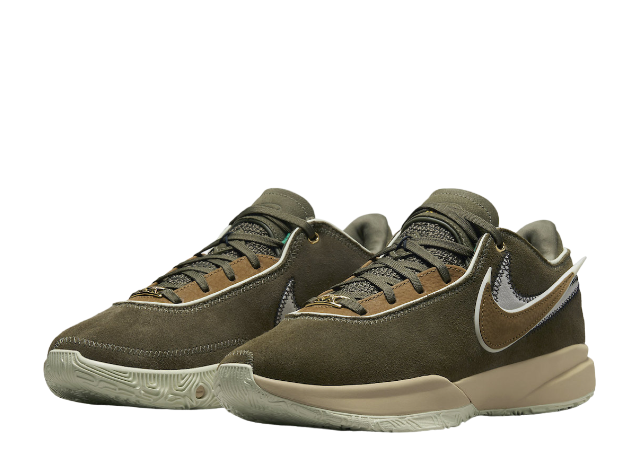 Nike LeBron 20 Olive Green - photo 2