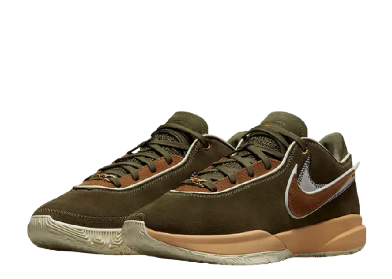 Nike LeBron 20 EP Olive Green - photo 2