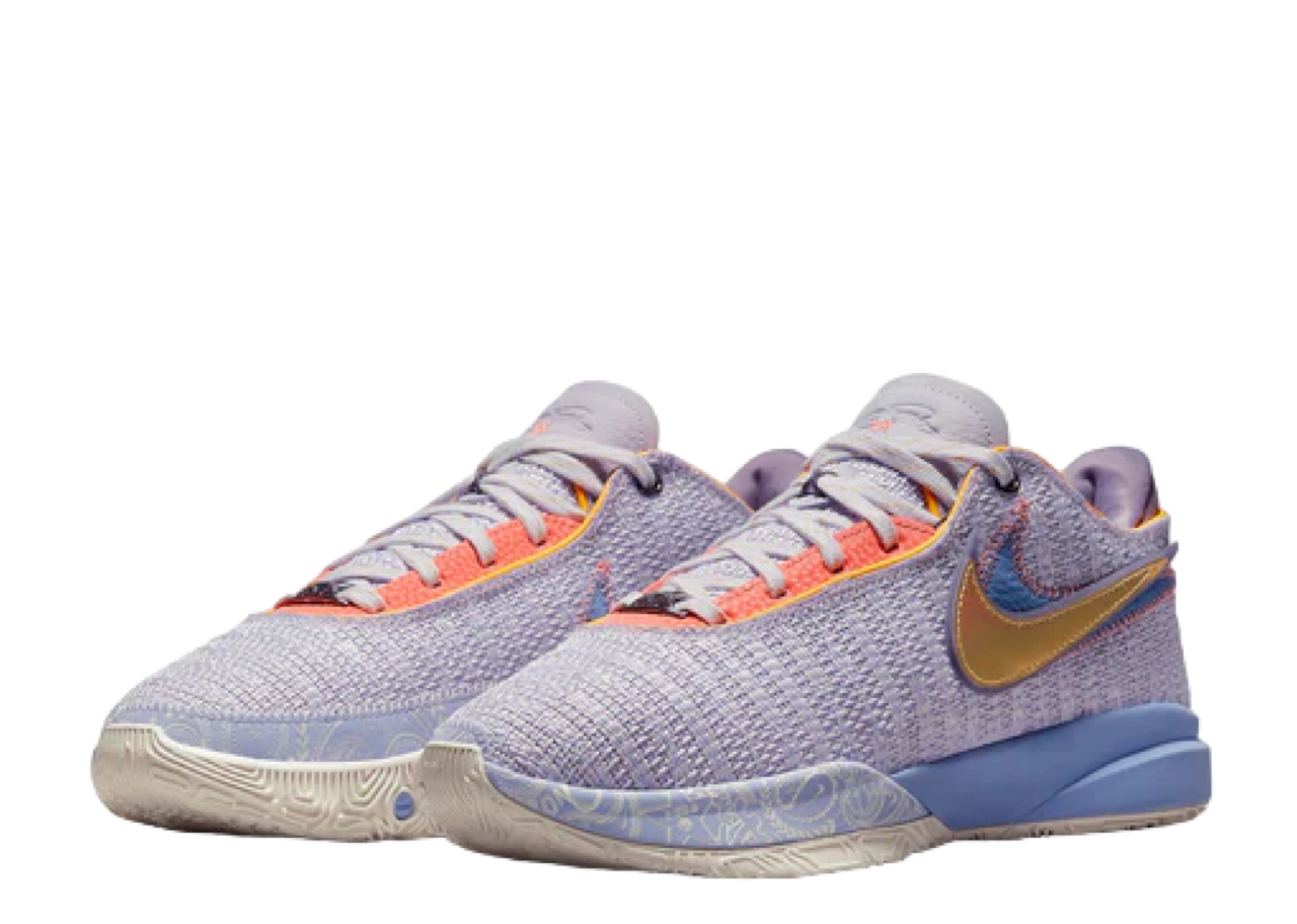 Nike LeBron 20 EP Purple And Gold - photo 2