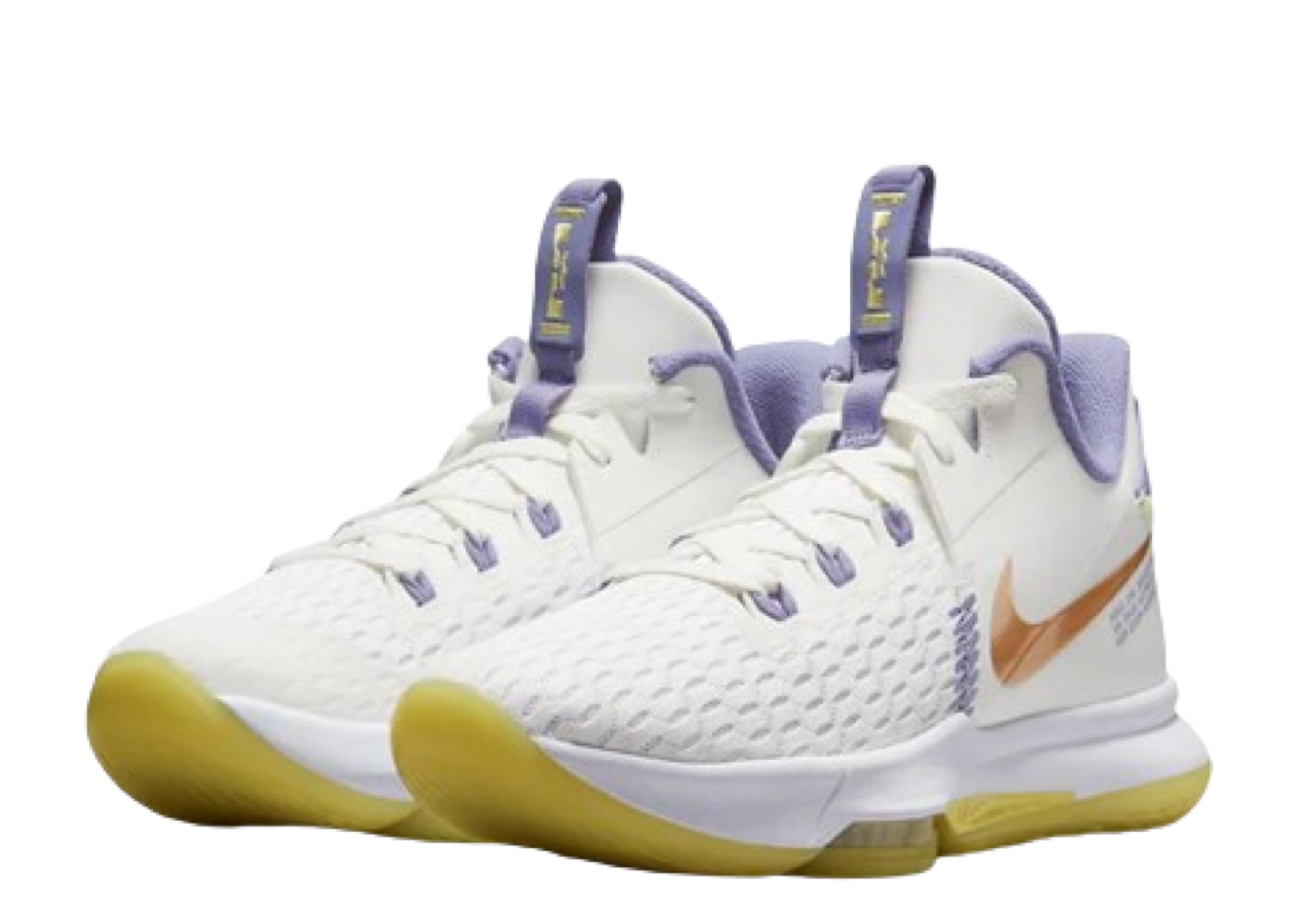 Nike LeBron Witness 5 Summit White Metallic Bronze - photo 2