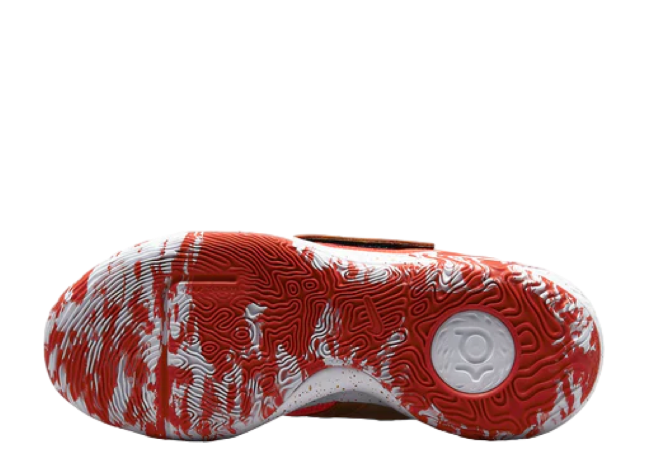 Nike KD Trey 5 X University Red Metallic Gold - photo 4