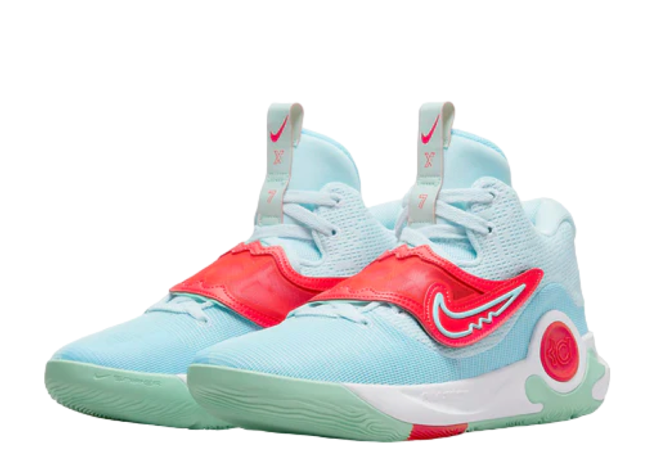 Nike KD Trey 5 X EP Blue Chill Bright Crimson Mint - photo 2