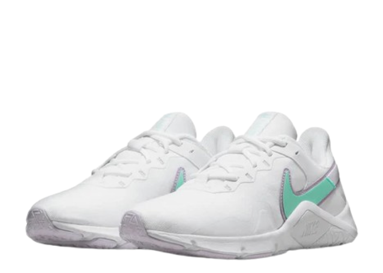 Nike Legend Essential 2 White Green Glow (Women's) - photo 2