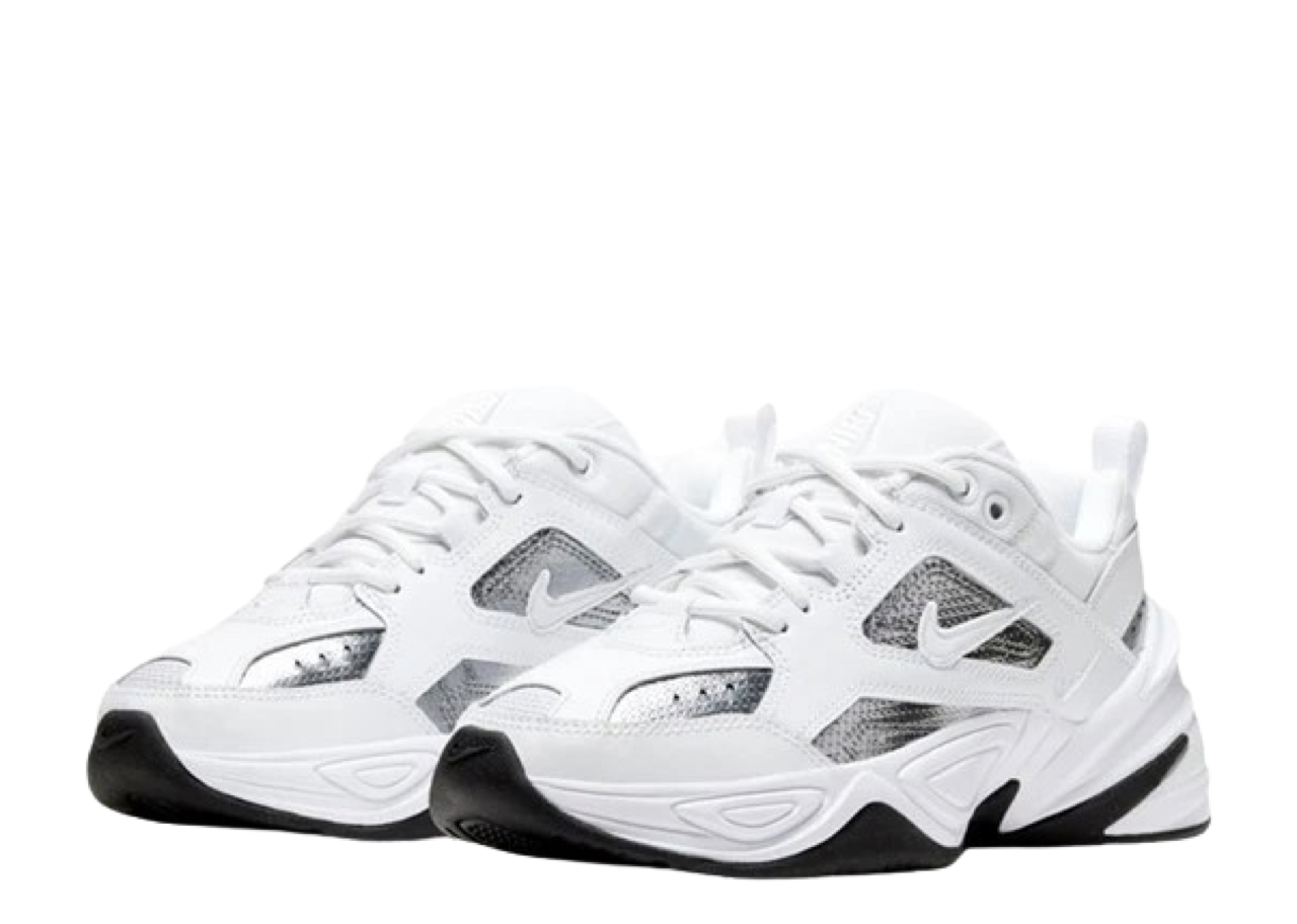 Nike M2K Tekno White Metallic Silver Black (Women's) - photo 2