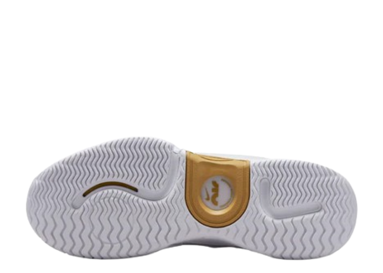 Nike Naomi Osaka x Wmns NikeCourt Air Zoom GP Turbo 'White Metallic Gold' - photo 4