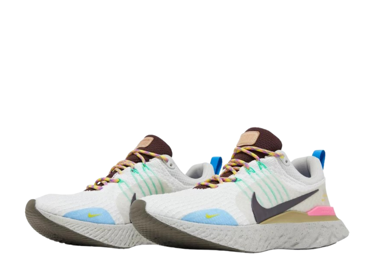 Nike React Infinity Run Flyknit 3 Sail Pinksicle Earth - photo 2