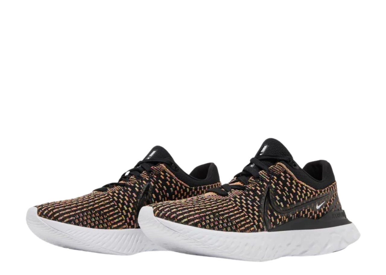 Nike React Infinity Run Flyknit 3 Black Multi - photo 2