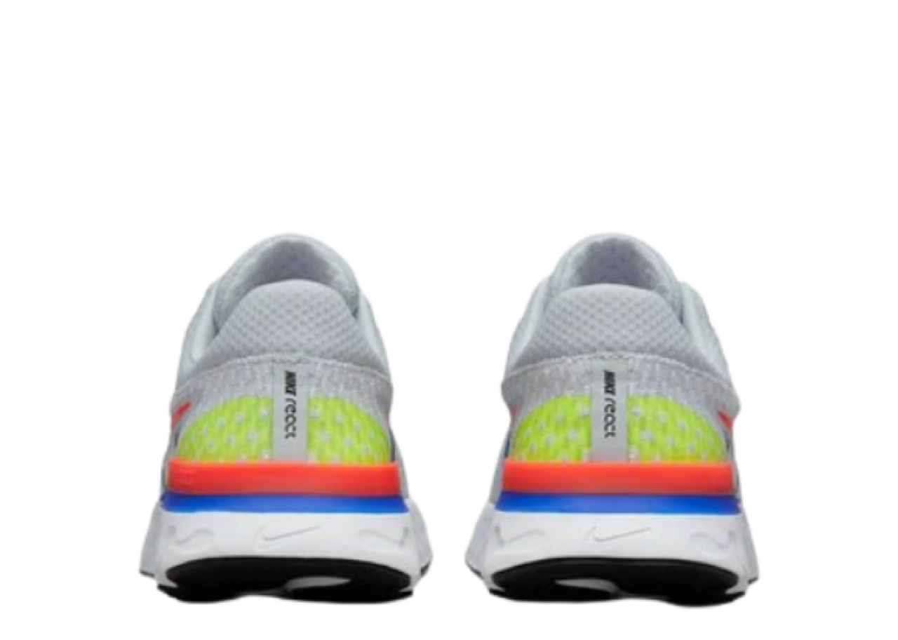 Nike React Infinity Run Flyknit 3 Platinum Racer Blue - photo 3