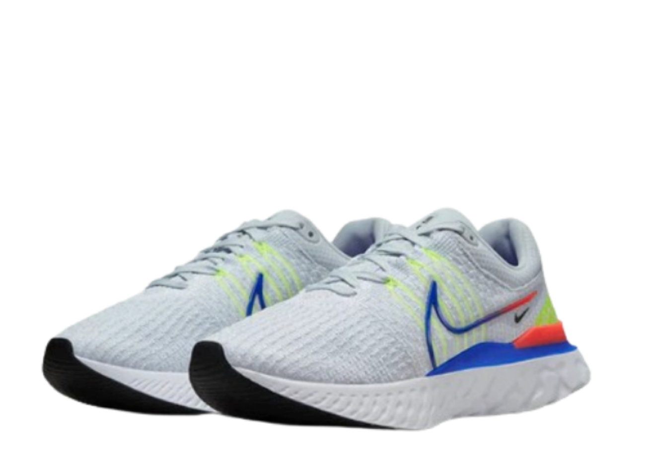 Nike React Infinity Run Flyknit 3 Platinum Racer Blue - photo 2