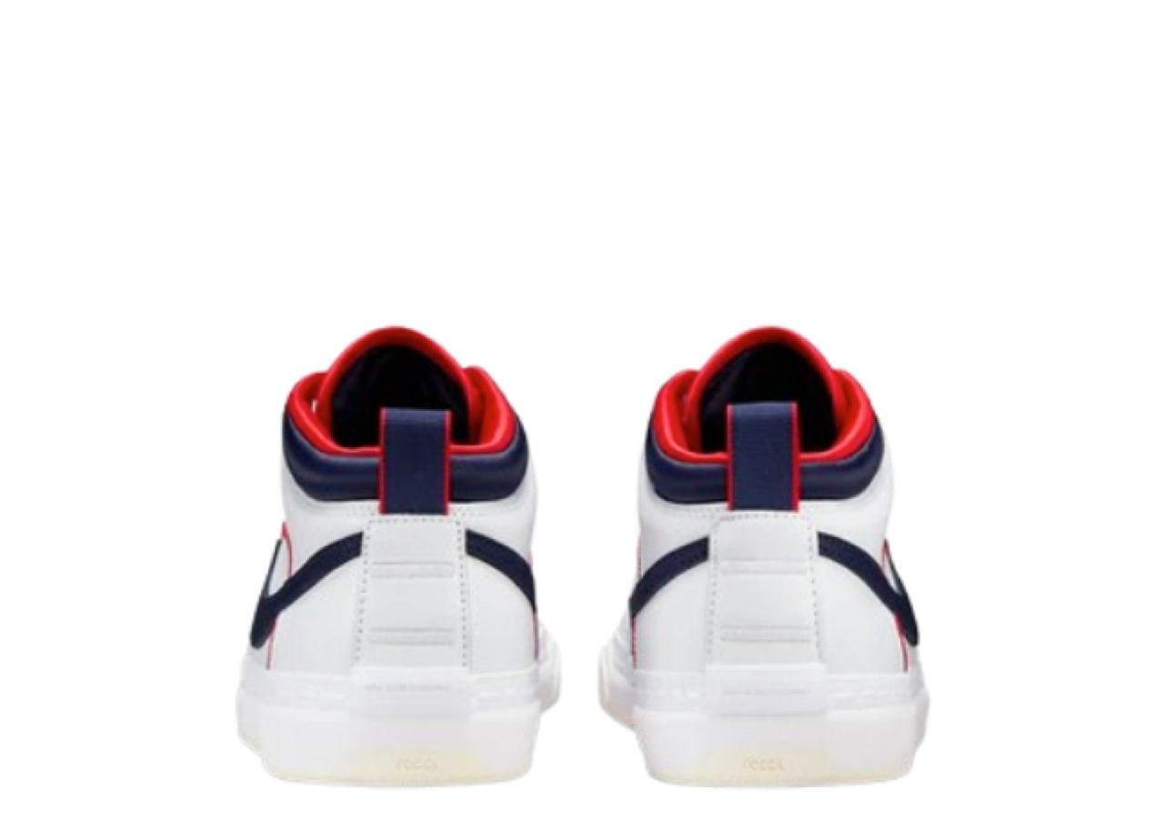 Nike React Leo SB White Midnight Navy - photo 3