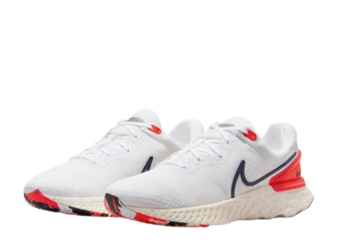 Nike React Miler 3 White Bright Crimson Obsidian - photo 2