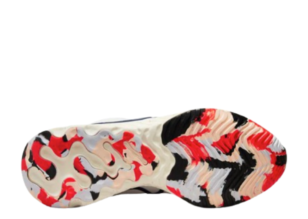 Nike React Miler 3 White Bright Crimson Obsidian - photo 4