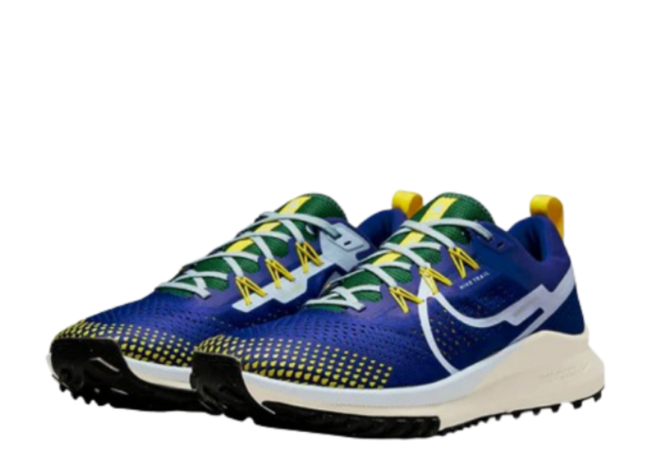 Nike React Pegasus Trail 4 Deep Royal Yellow Strike - photo 2