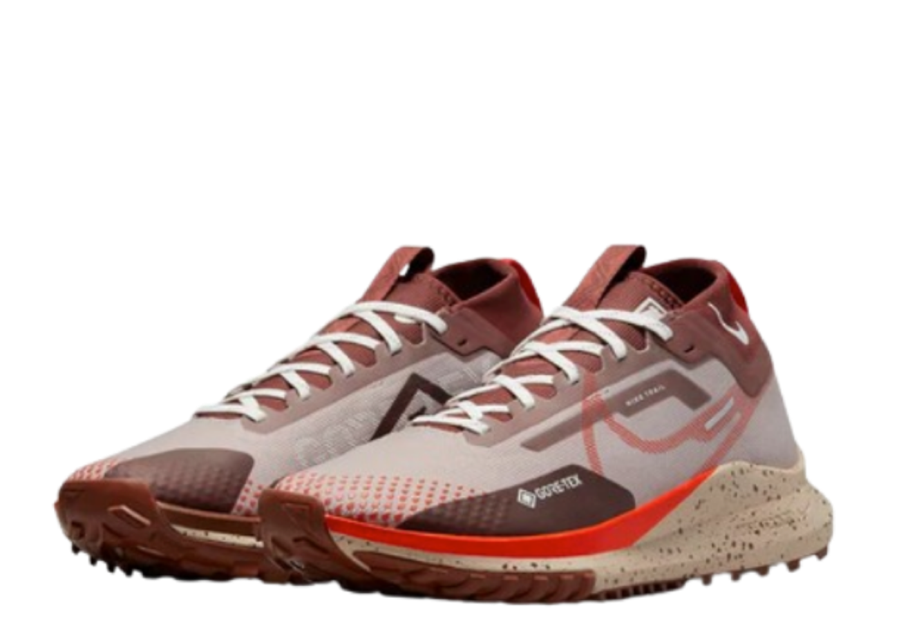 Nike React Pegasus Trail 4 GORE-TEX Diffused Taupe Picante Red - photo 2