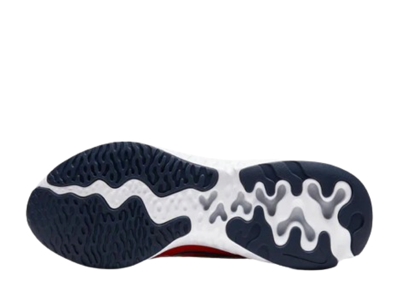 Nike Renew Run 2 Pure Platinum Chile Red - photo 4