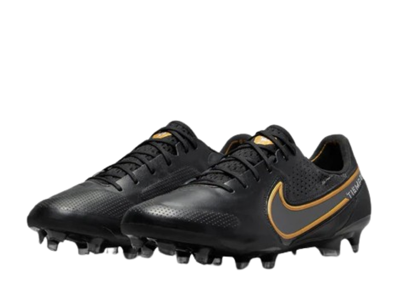 Nike Tiempo Legend 9 Elite FG Black Metallic Gold - photo 2