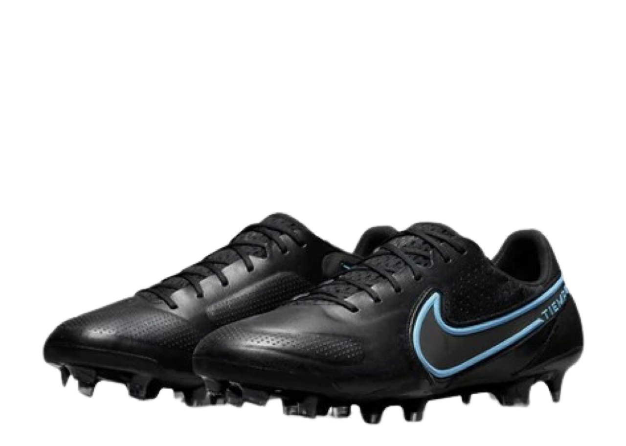 Nike Tiempo Legend 9 Elite FG Black University Blue - photo 2
