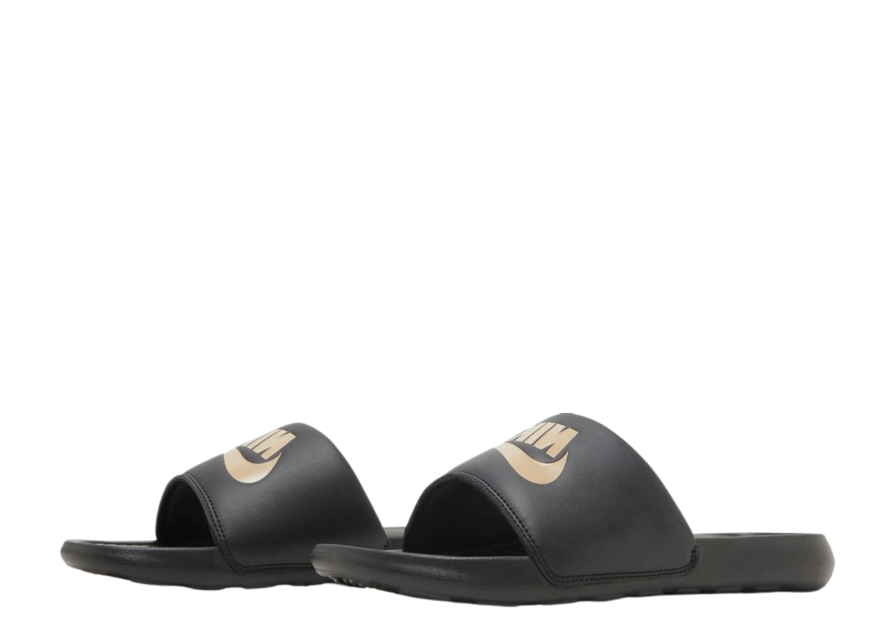 Nike Victori One Slide Black Metallic Gold - photo 2