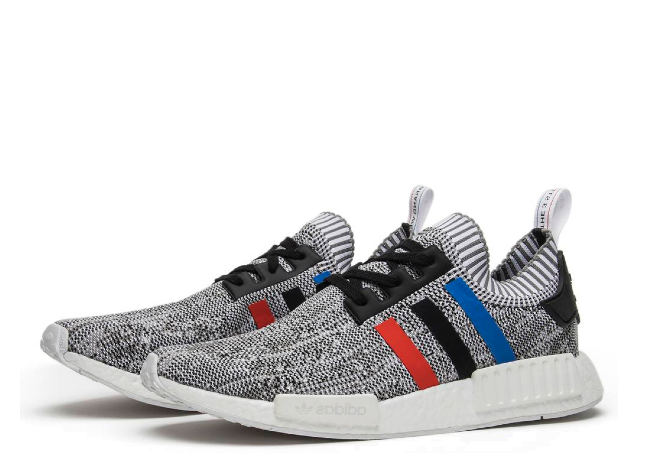 Adidas NMD R1 Primeknit Tricolor White - photo 2