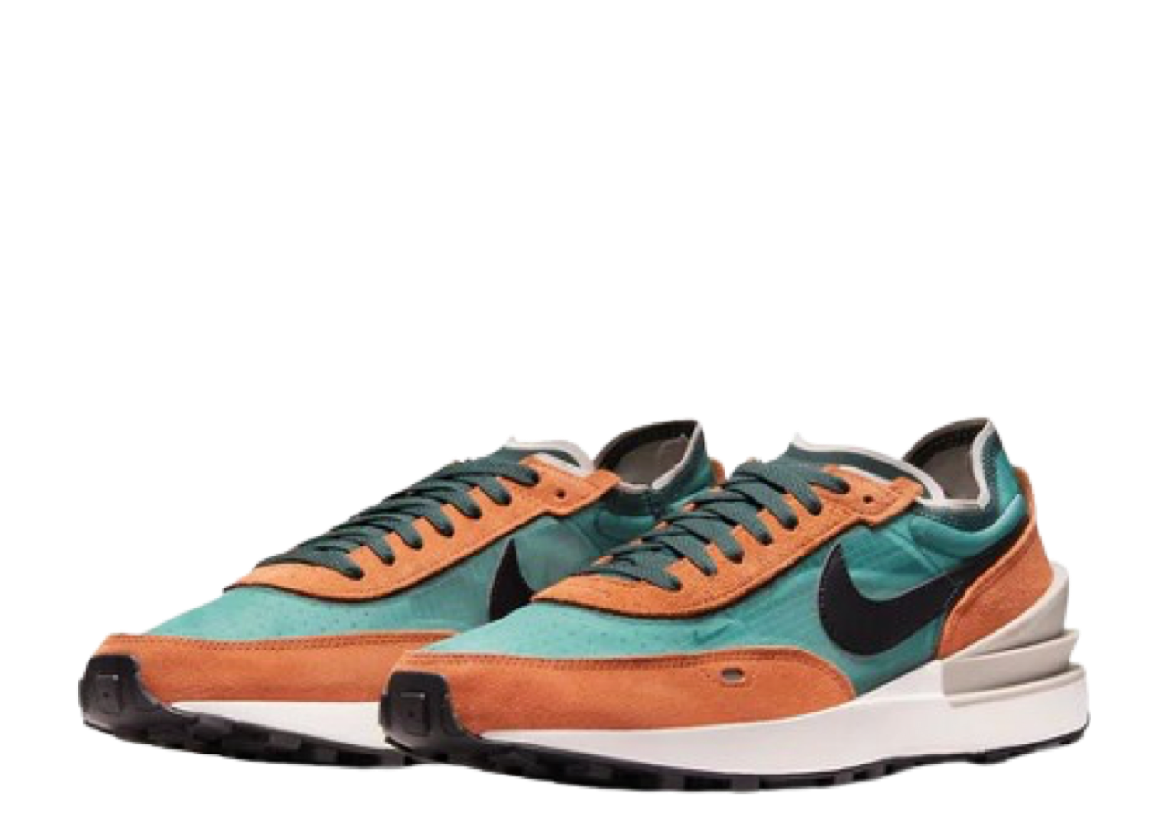 Nike Waffle One SE Pro Green Rush Orange - photo 2