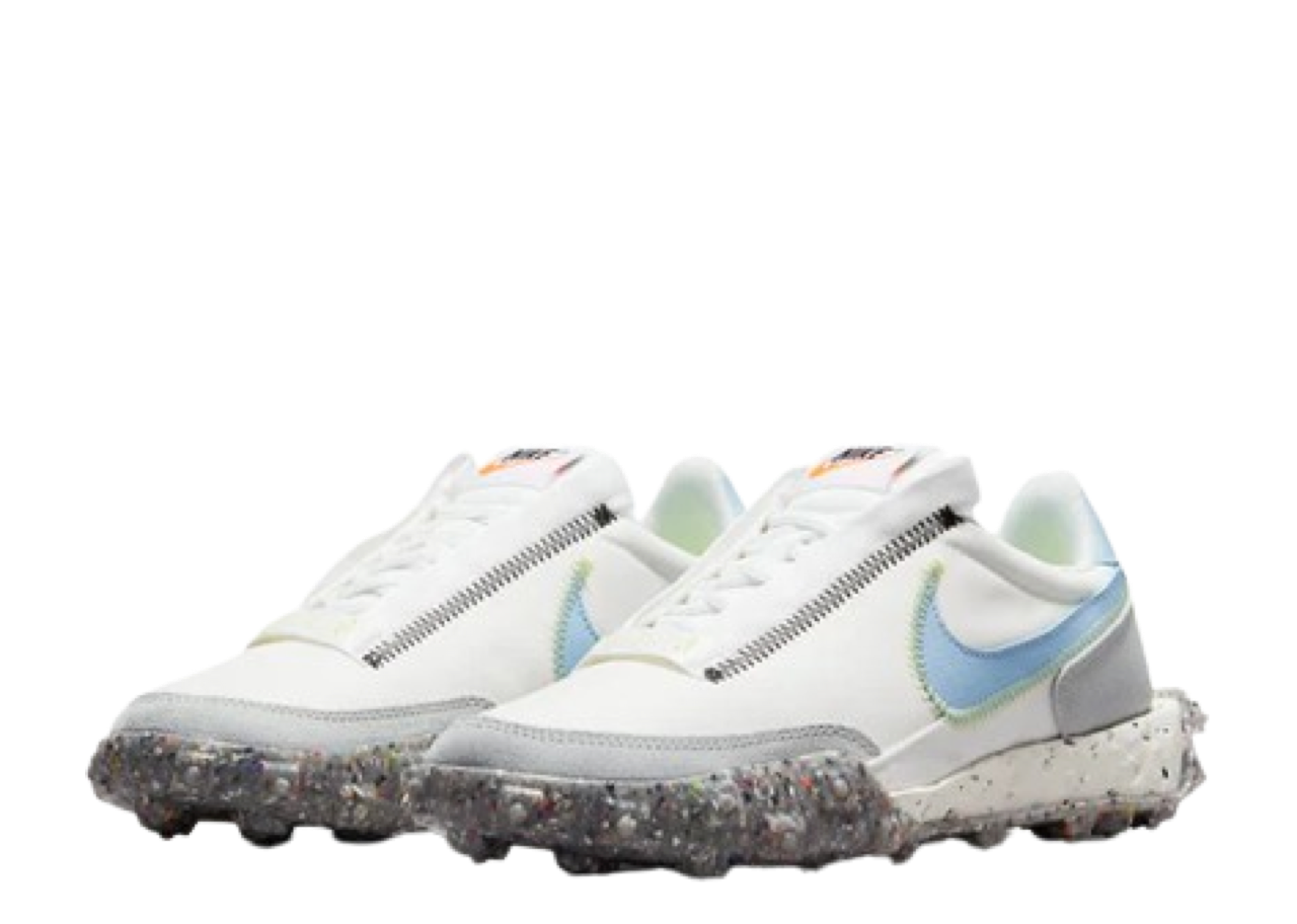 Nike Waffle Racer Crater Summit White Aluminum (Women's) - photo 2