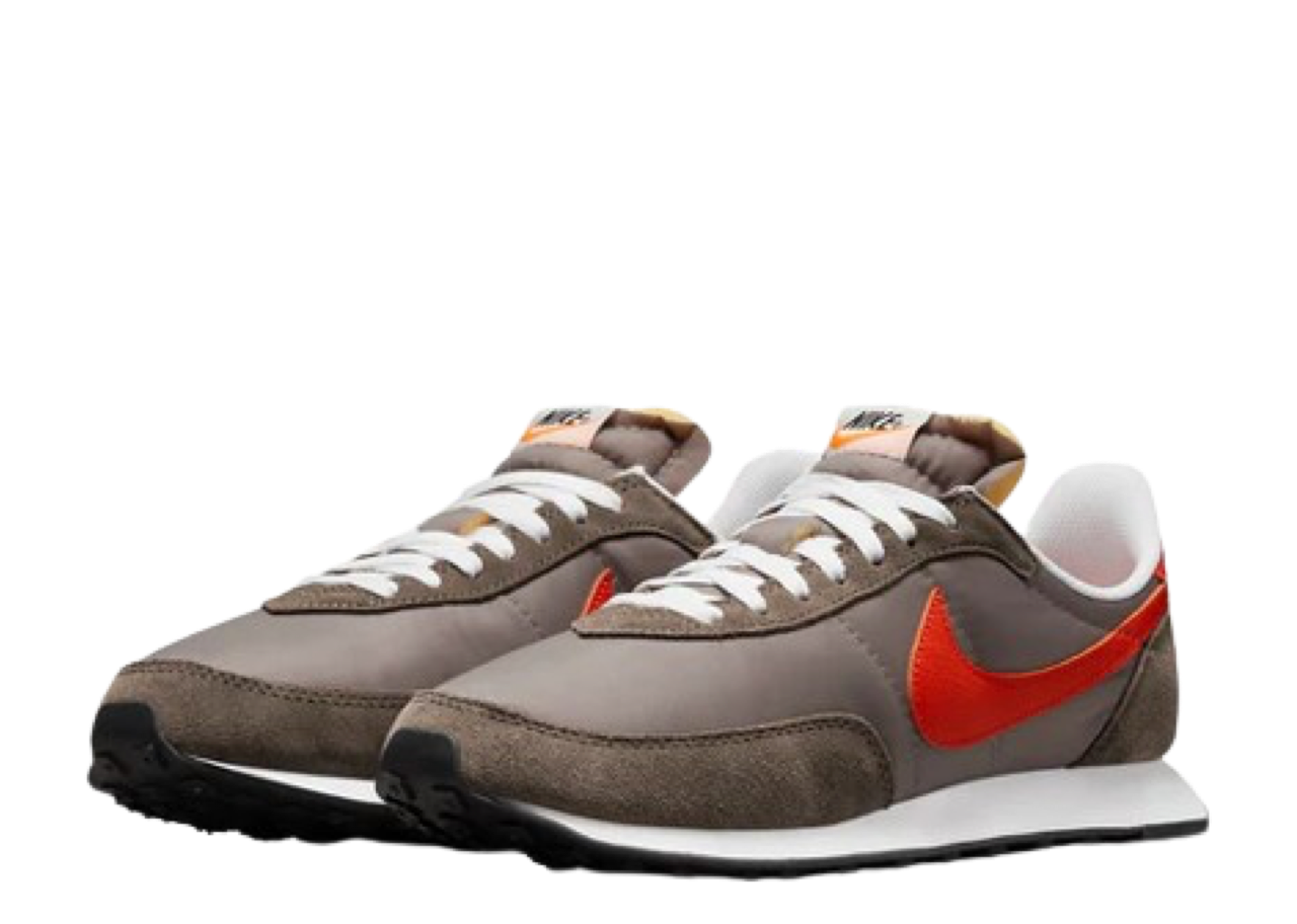 Nike Waffle Trainer 2 Moon Fossil Team Orange - photo 2