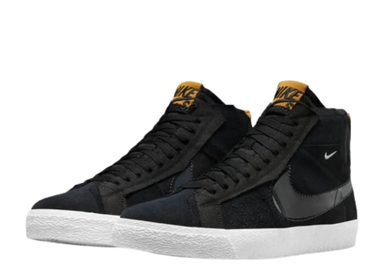 Nike Zoom Blazer Mid Premium SB 'Black Patchwork' - photo 2