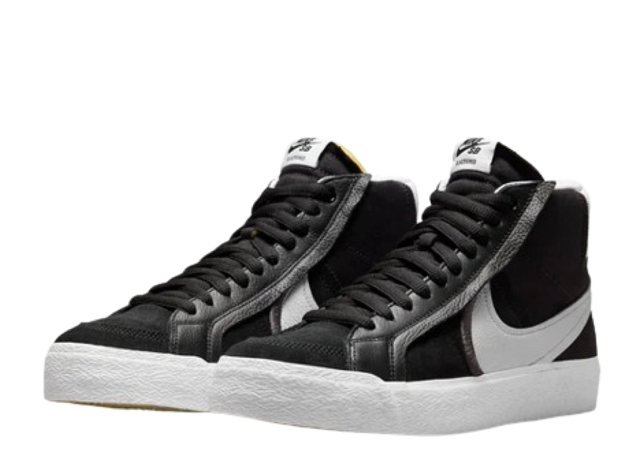 Nike Zoom Blazer Mid Premium SB 'Oversized Swoosh - Black' - photo 2