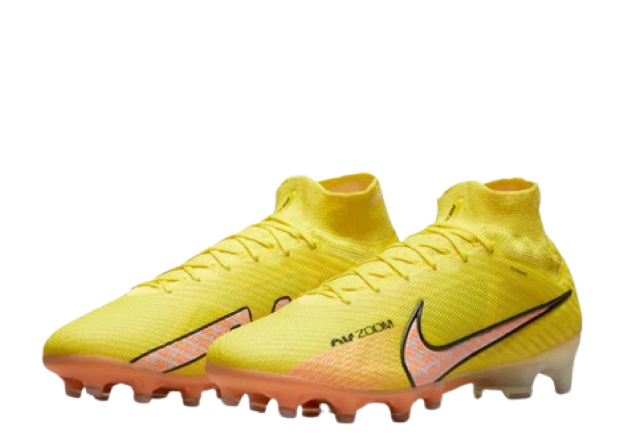 Nike Zoom Mercurial Superfly 9 Elite AG-Pro Yellow Strike Sunset Glow - photo 2