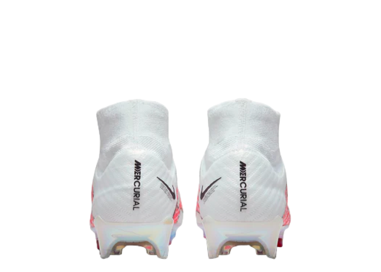 Nike Zoom Mercurial Superfly 9 Elite FG White Bright Crimson - photo 3