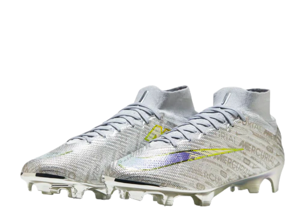 Nike Zoom Mercurial Superfly 9 Elite XXV SE FG Metallic Silver - photo 2