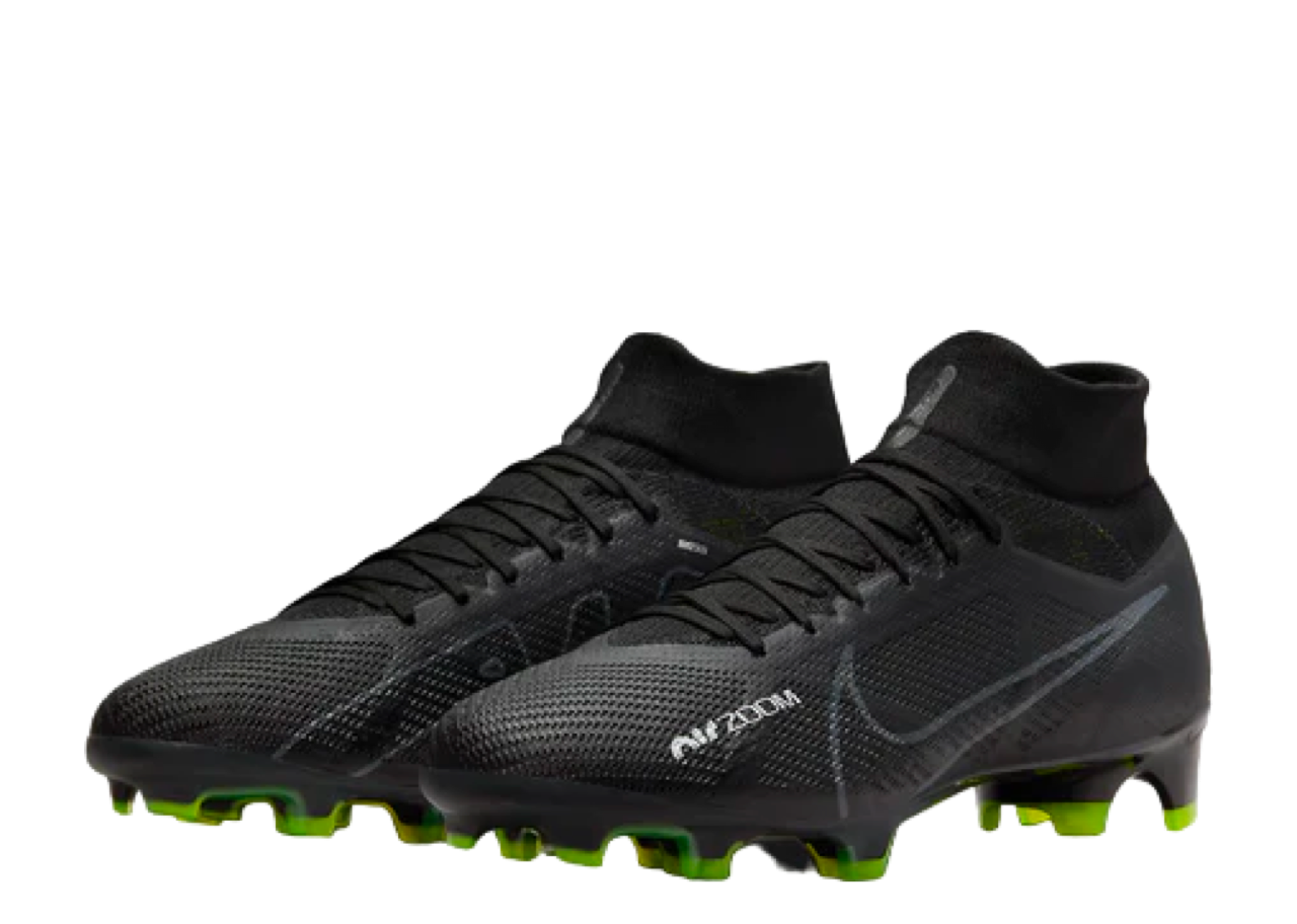 Nike Zoom Mercurial Superfly 9 Pro FG Black Dark Smoke Grey - photo 2