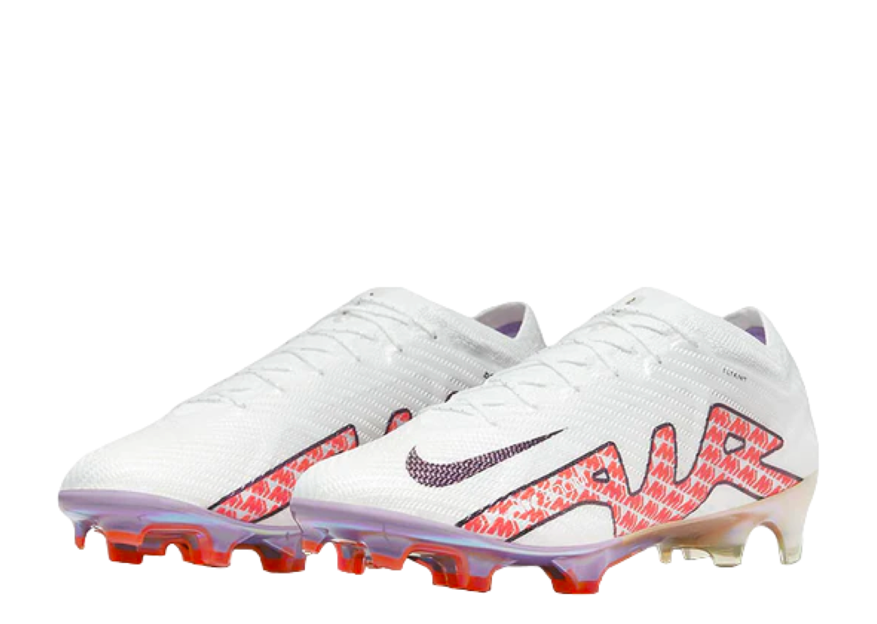Nike Zoom Mercurial Vapor 15 Elite FG White Bright Crimson - photo 2