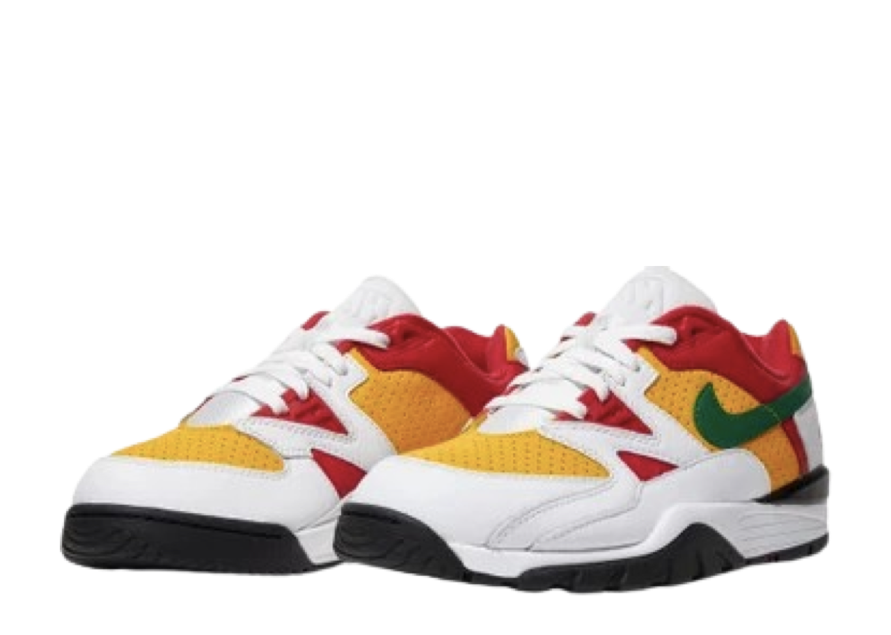 Nike Cross Trainer Low Supreme White Yellow Red - photo 2
