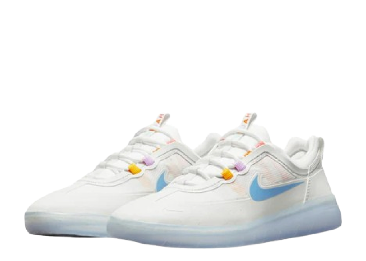 Nike SB Nyjah Free 2 Summit White Icy Sole - photo 2
