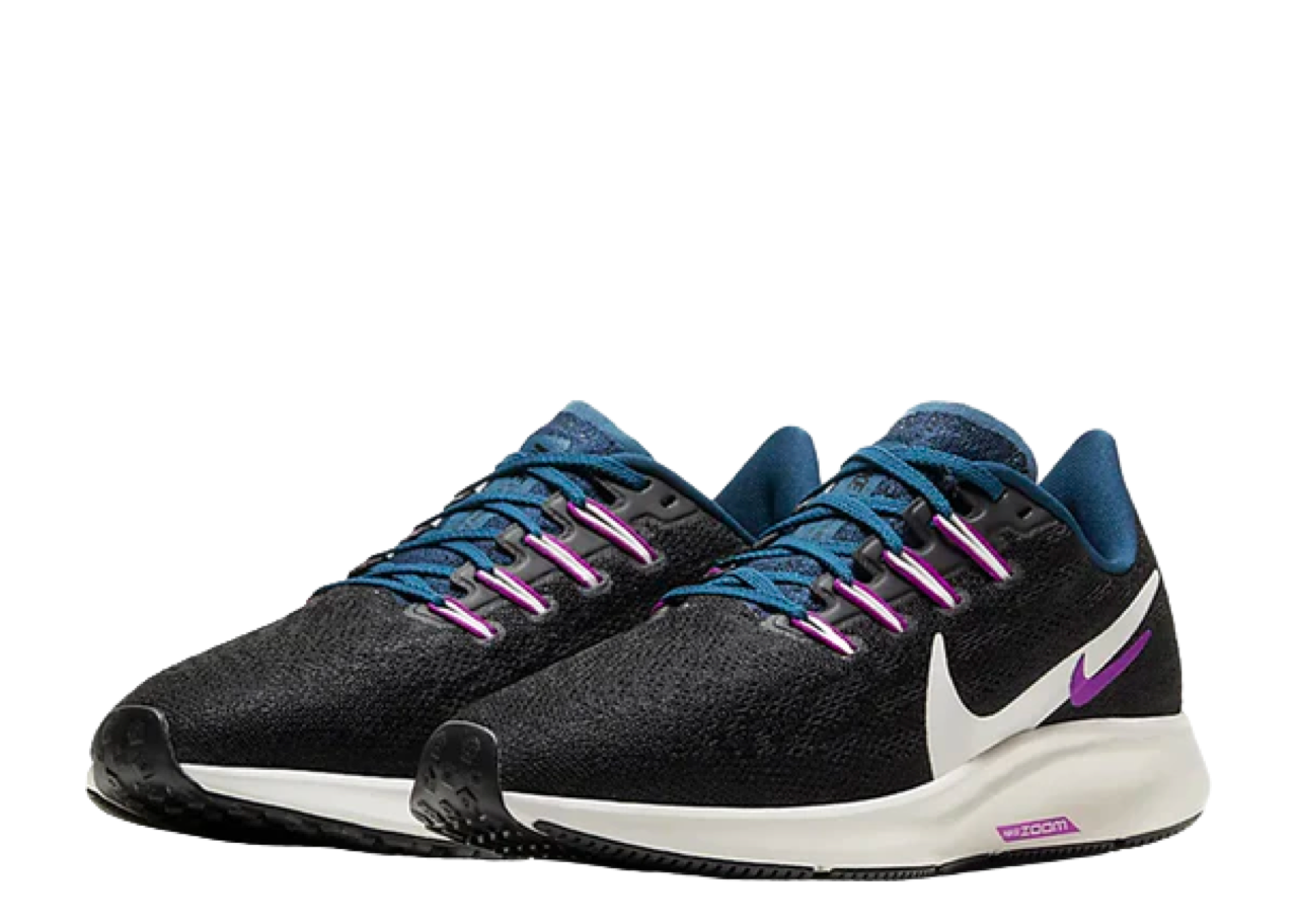 Air Zoom Pegasus 36 Black Valerian Blue (Women's) - photo 2