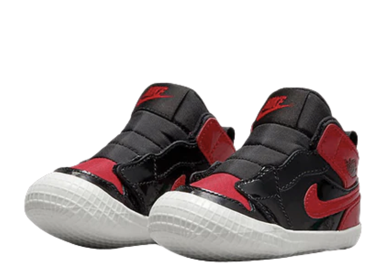 Air Jordan 1 Crib Bootie Bred Patent (Toddler) - photo 2