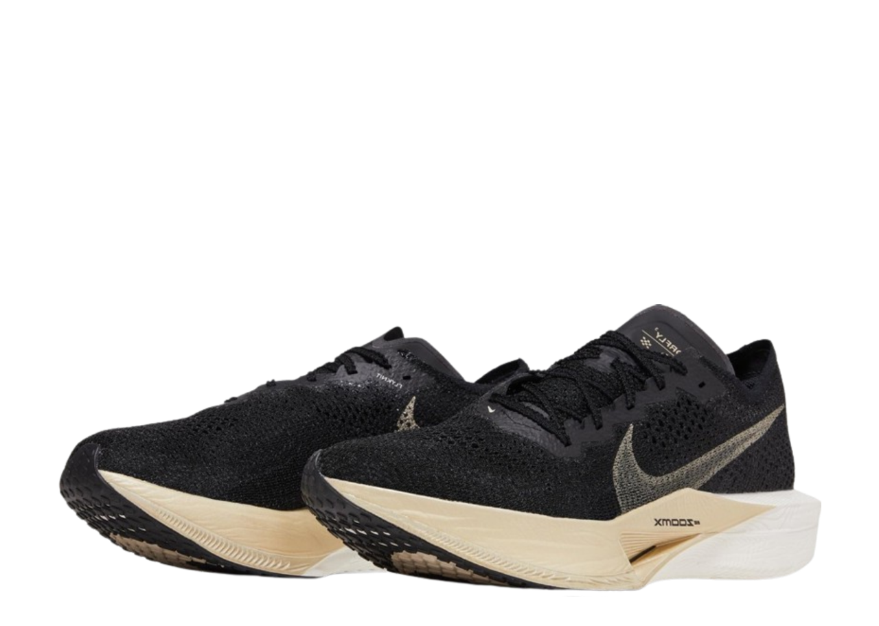 Nike ZoomX Vaporfly 3 Black Metallic Gold Grain - photo 2