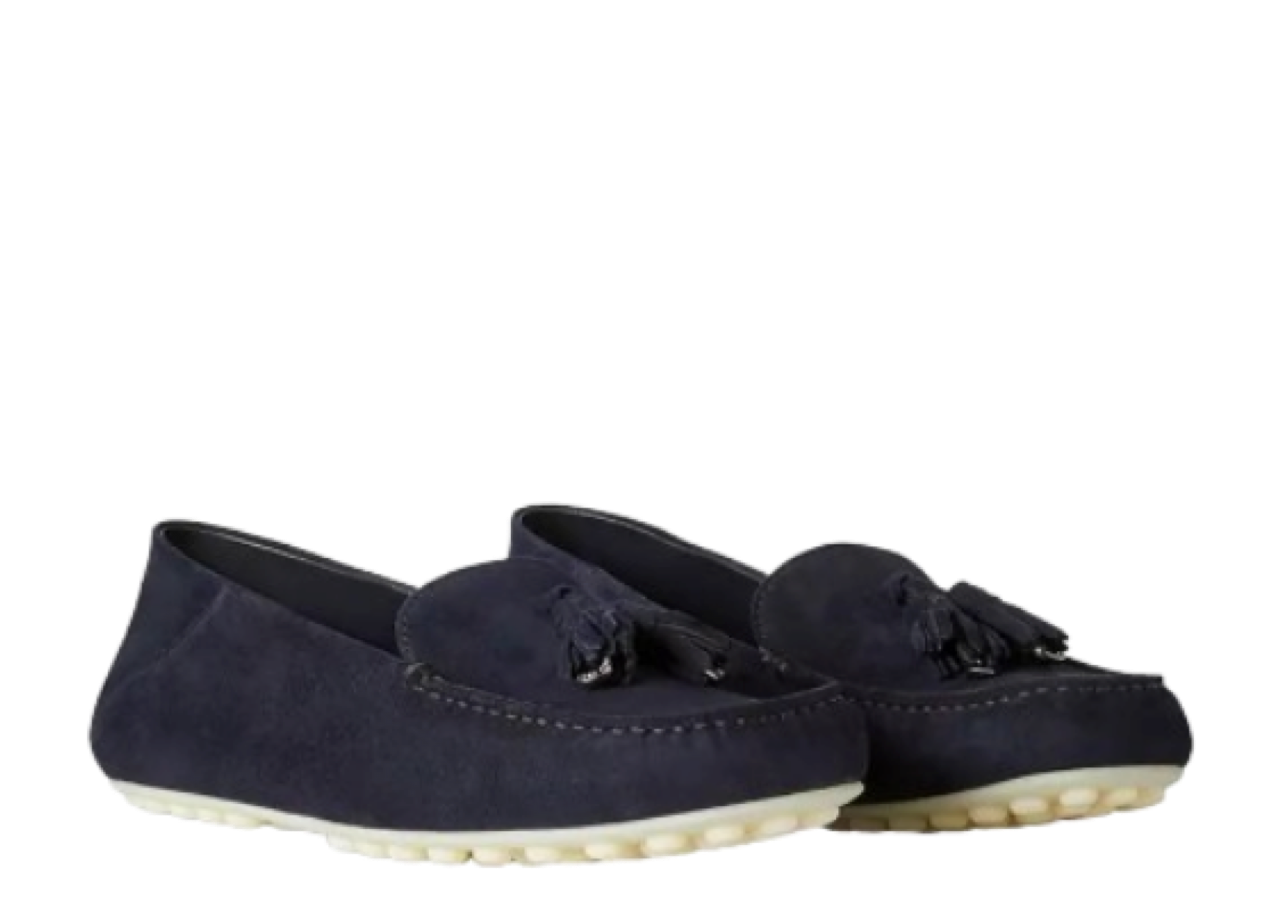 Loro Piana Dot Sole Loafers Navy - photo 2