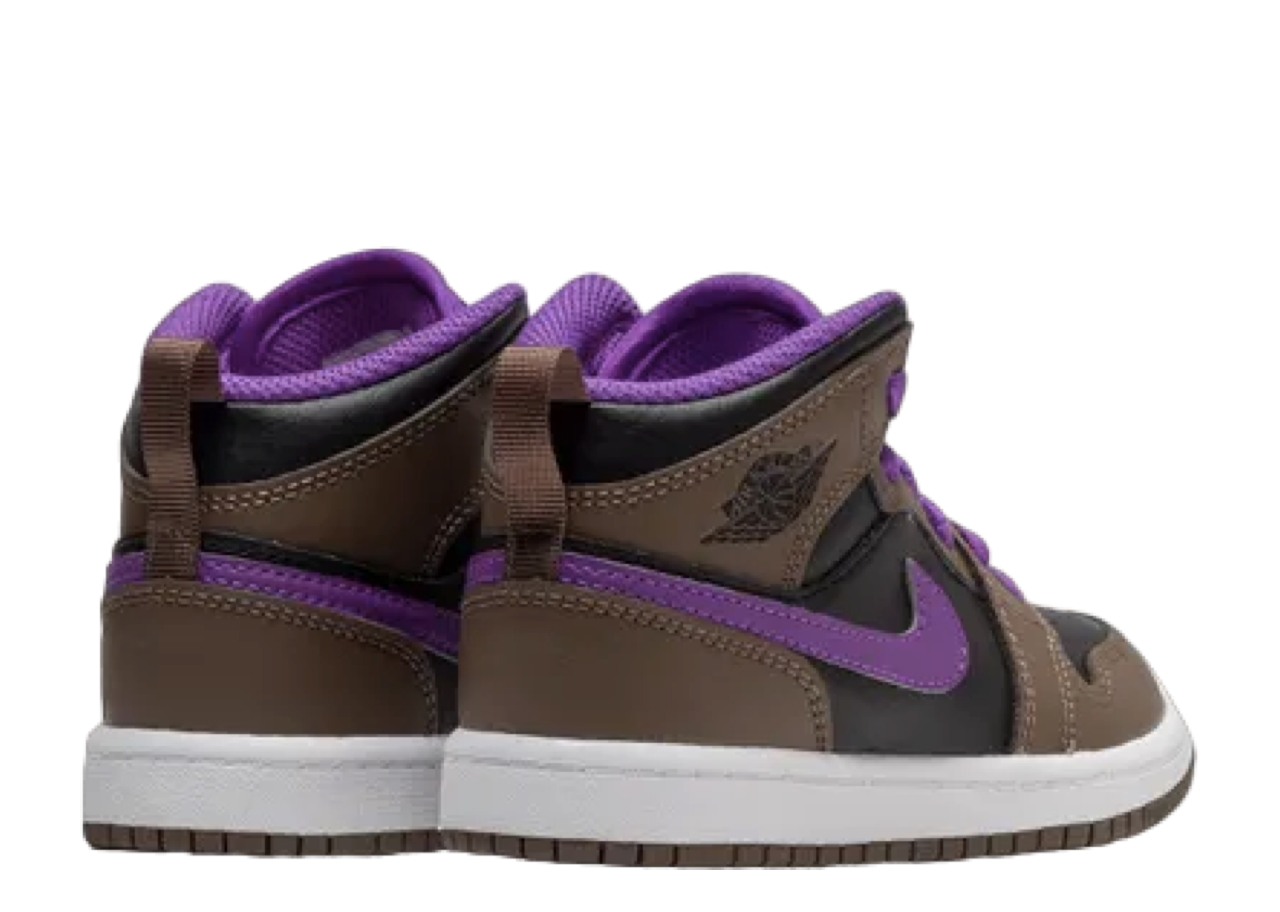 Air Jordan 1 Mid Palomino Wild Berry (Pre-School) - photo 3