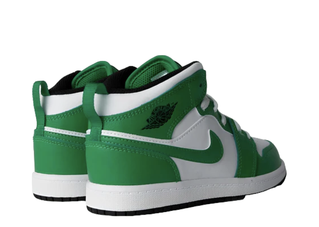 Air Jordan 1 Mid Lucky Green (Pre-School) - photo 3