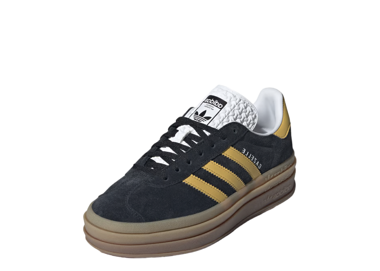 Adidas Gazelle Bold Black Gold Gum (Women's) - photo 2