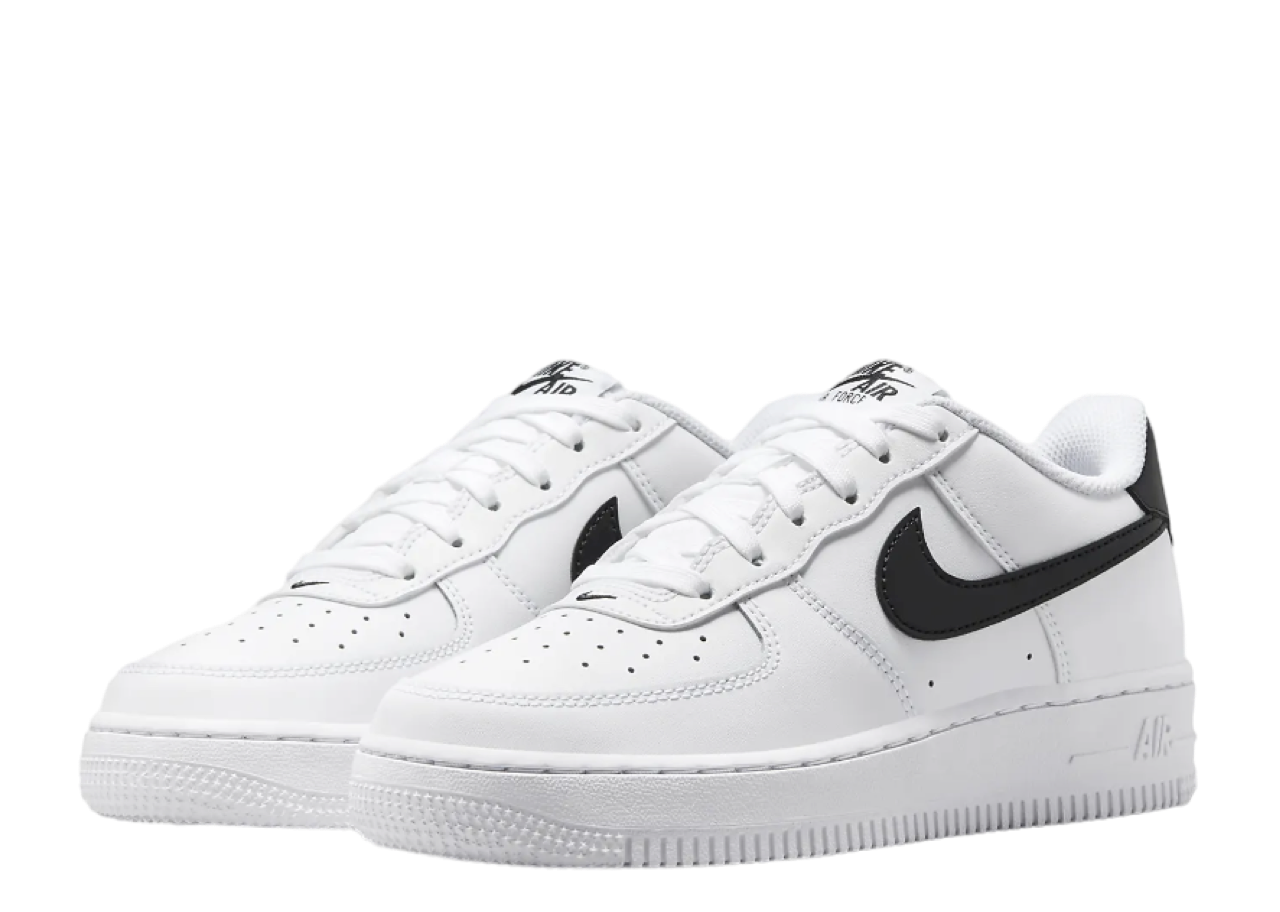 Nike Air Force 1 Low White Black (2024) (Grade School) - photo 2