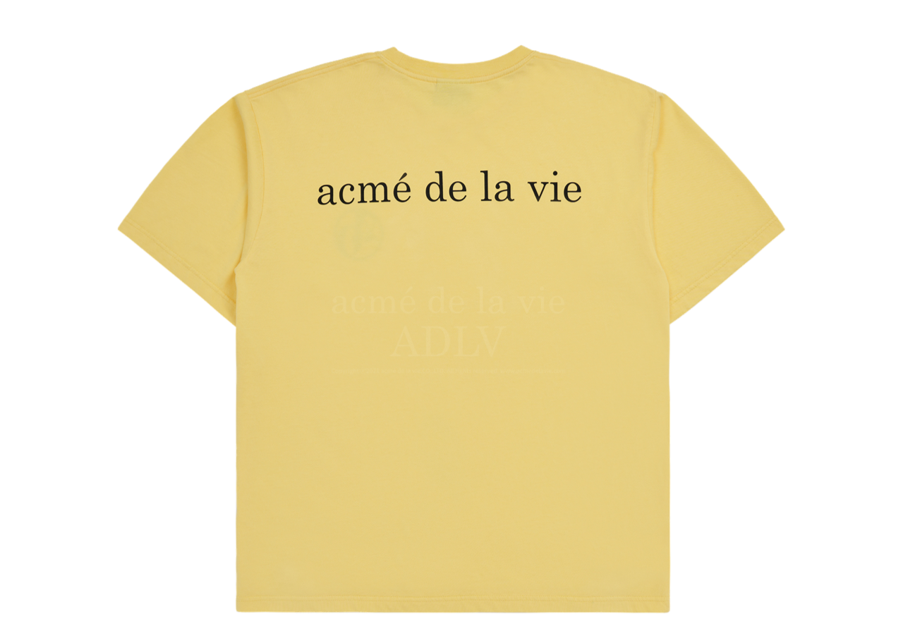 Acme De La Vie New Symbol Bio Washing T-Shirt Yellow - photo 2