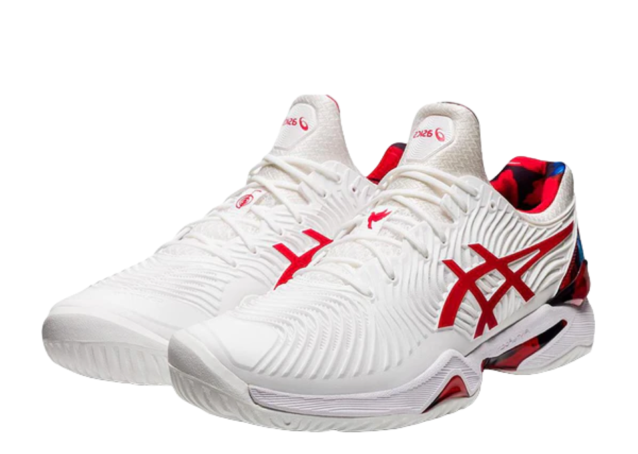 ASICS Court FF Novak LE White Classic Red - photo 3